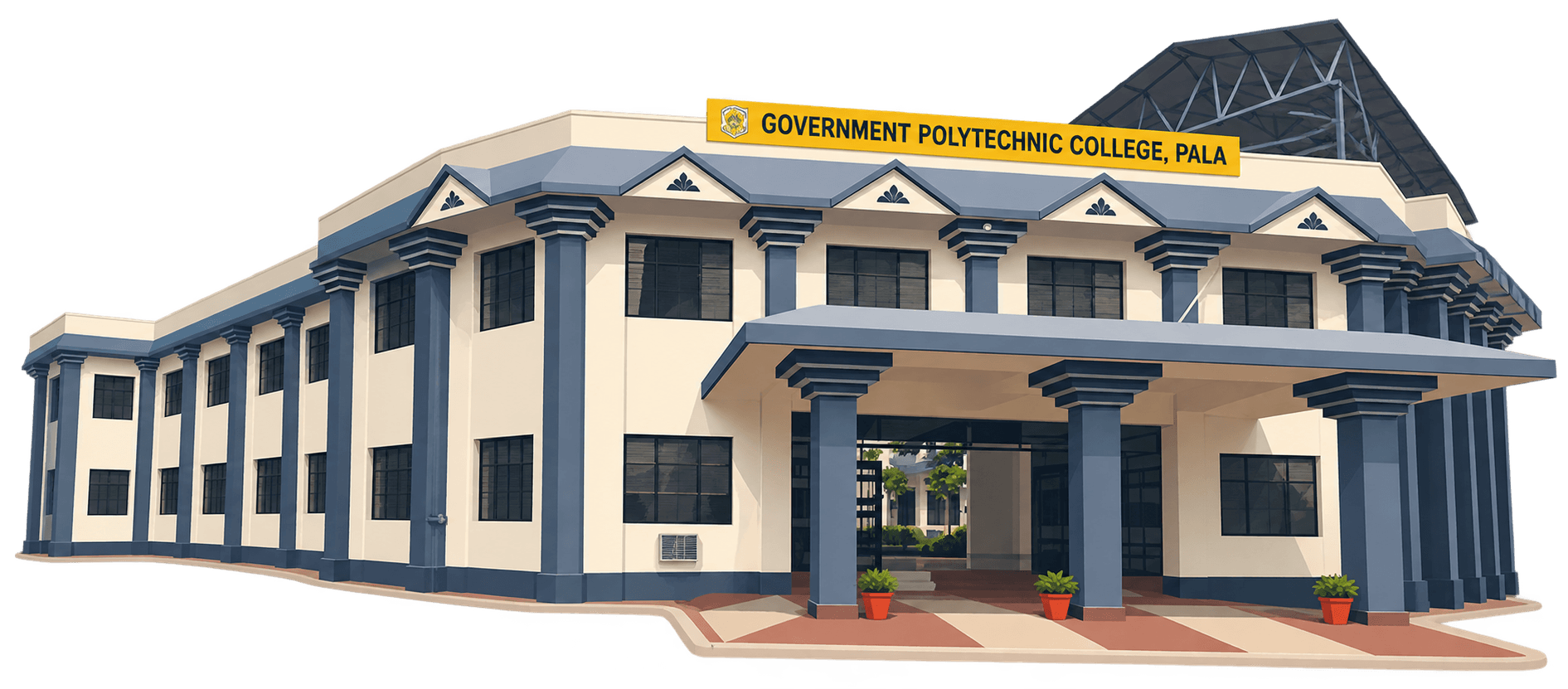 Government Polytechnic College, Pala campus illustration